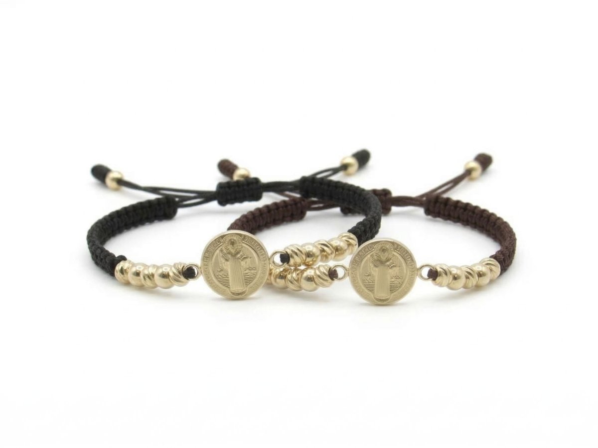 PULSERA SAN BENITO ROYALE CAFÉ 4MM-PULSERAS TEJIDAS-JOYERIA D'ORÉ-ORO LAMINADO 18K CALI