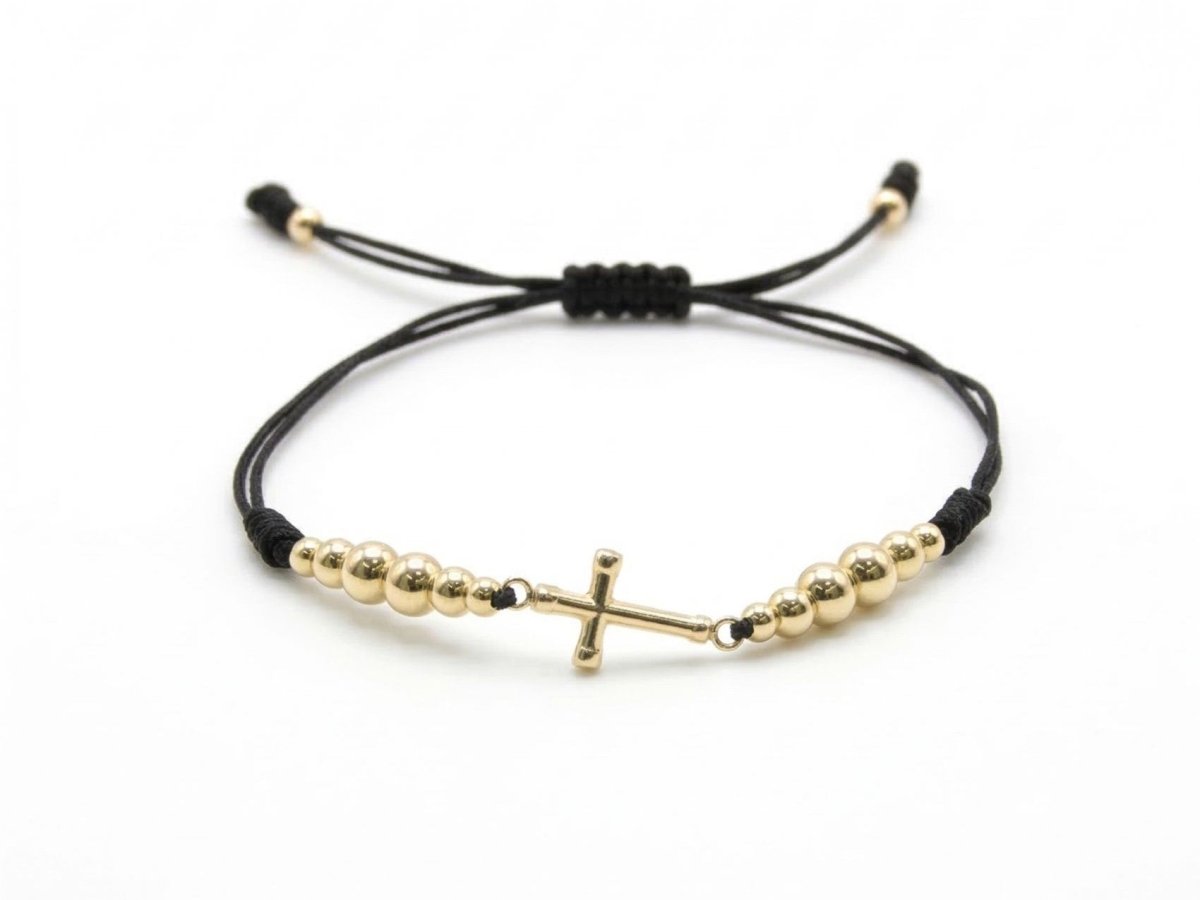 PULSERA SANCTUS GOLD 3-4-5MM-PULSERAS TEJIDAS-JOYERIA D'ORÉ-ORO LAMINADO 18K CALI