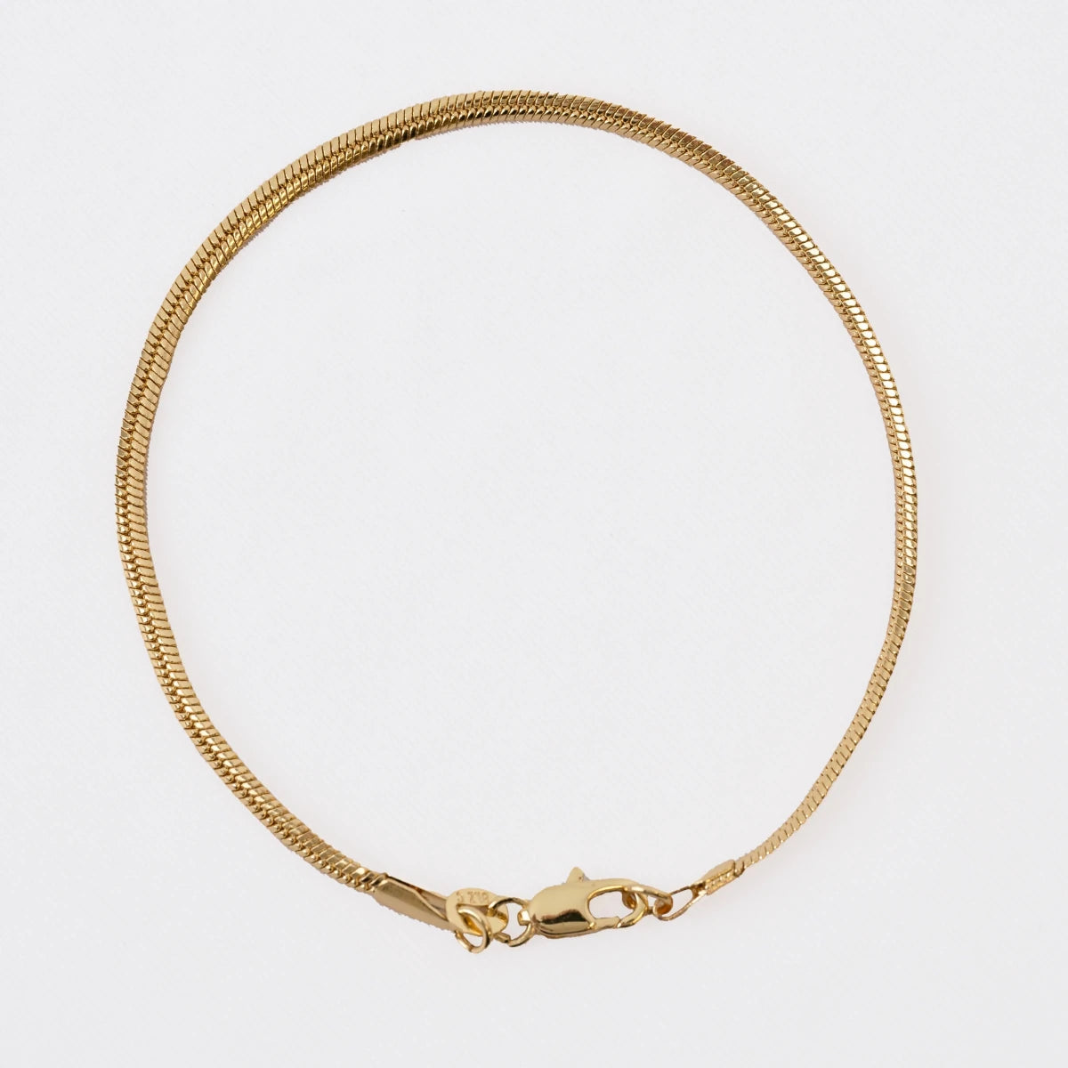 PULSERA SERPIENTE 2.8MM 20CM-PULSERAS ORO LAMINADO-JOYERIA D'ORÉ-ORO LAMINADO 18K CALI