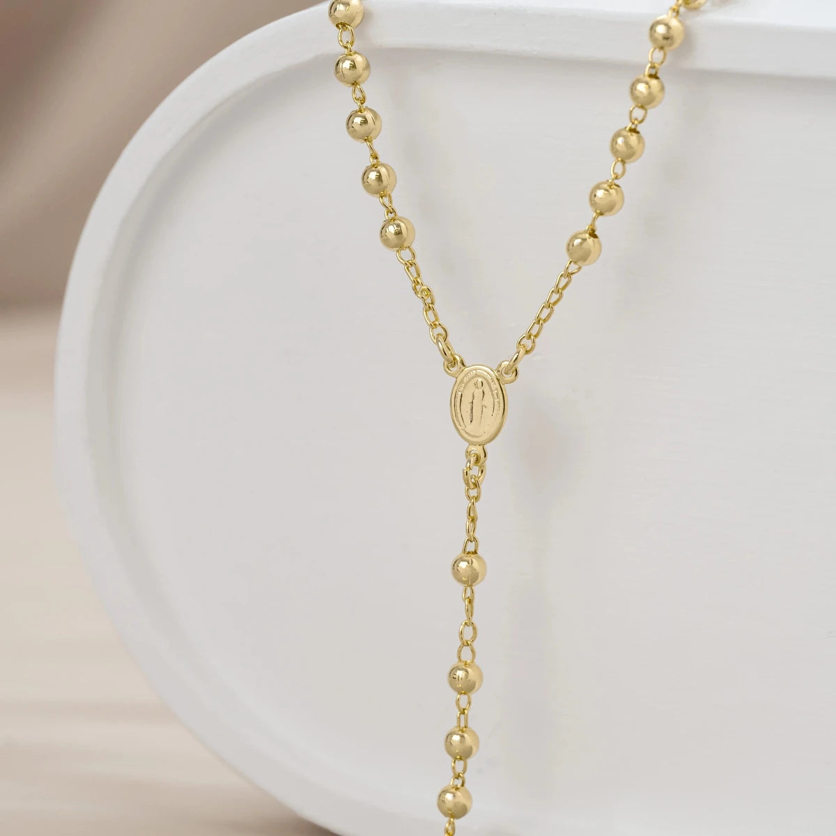 ROSARIO ETERNAL 50CM 3MM-CADENAS-JOYERIA D'ORÉ-ORO LAMINADO 18K CALI