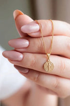 Set protección San Benito oro laminado 18k cali 3