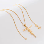 SET VENECIANO JESUS 45CM-DIJES-JOYERIA D'ORÉ-ORO LAMINADO 18K CALI