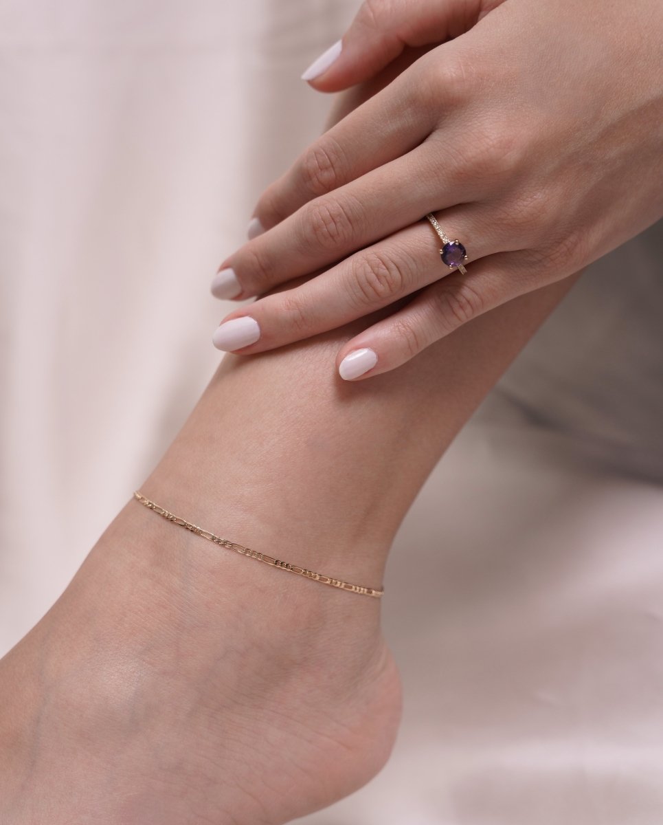 TOBILLERA CARTIER DORADA 27.5CM-TOBILLERAS-JOYERIA D'ORÉ-ORO LAMINADO 18K CALI