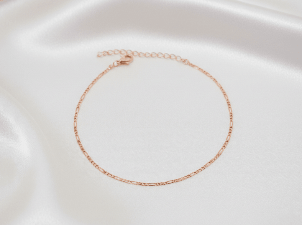 TOBILLERA ORO ROSA CARTIER 28.5CM-TOBILLERAS-JOYERIA D'ORÉ-ORO LAMINADO 18K CALI