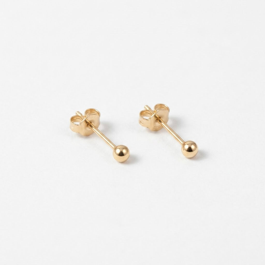 TOPO BALIN 2MM oro laminado 18k cali