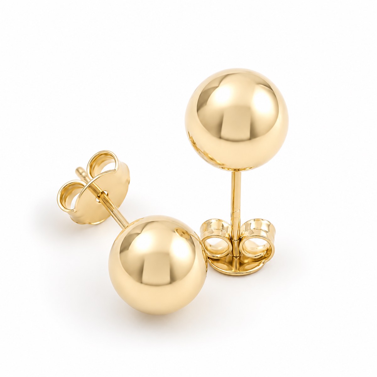 TOPO BALIN 8MM oro laminado 18k cali 2