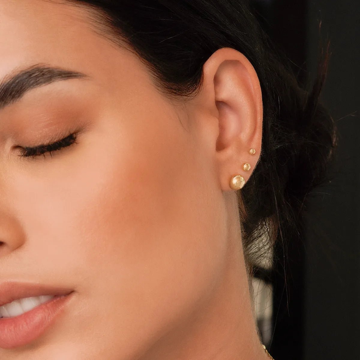 TOPO BALIN 8MM-TOPOS-JOYERIA D'ORÉ-ORO LAMINADO 18K CALI