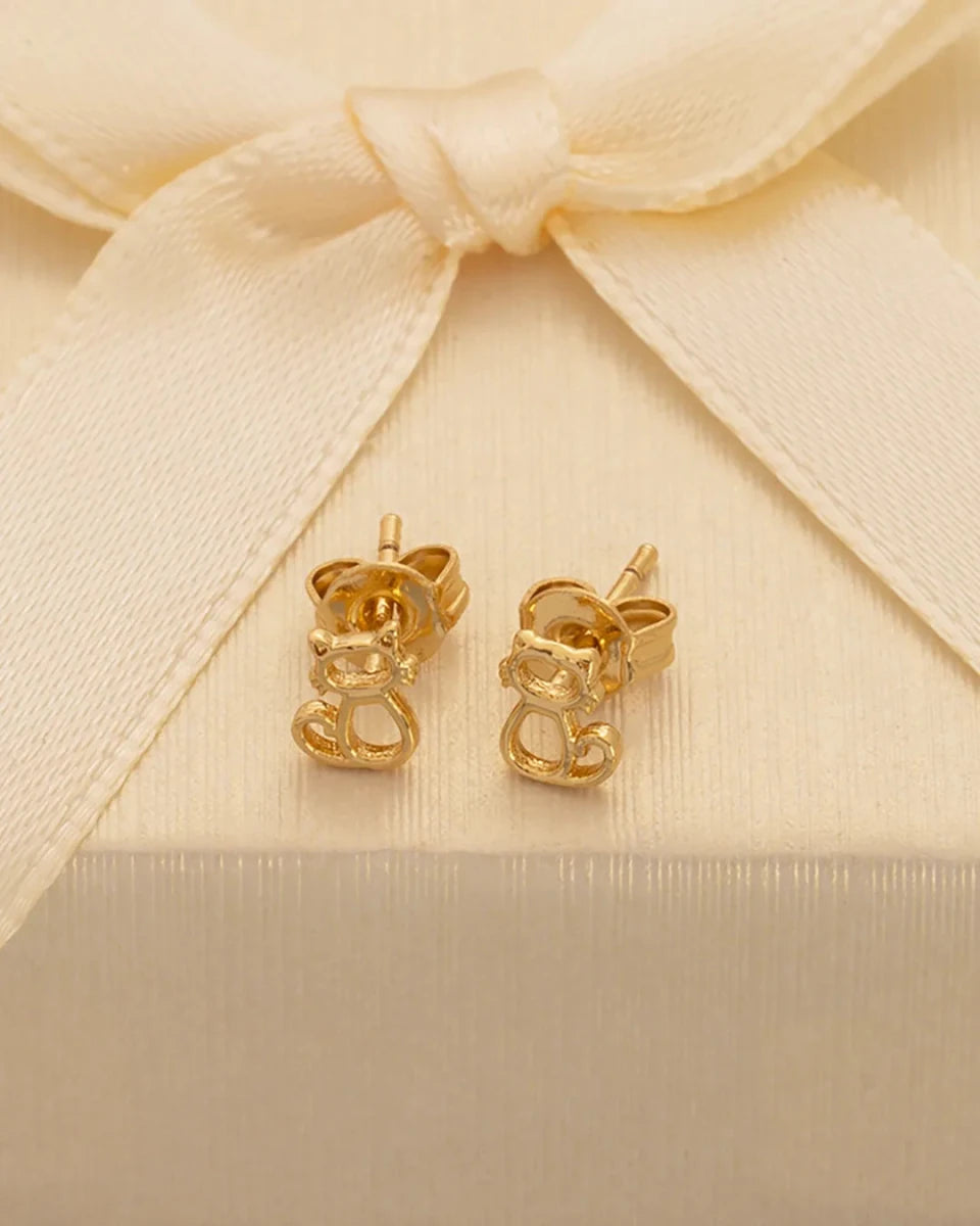 TOPO CAT MINI-TOPOS-JOYERIA D'ORÉ-ORO LAMINADO 18K CALI
