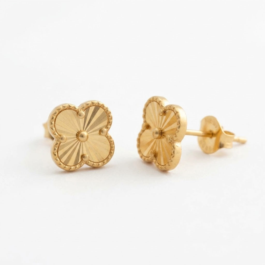 TOPO CLOVER 0.8MM oro laminado 18k cali 2