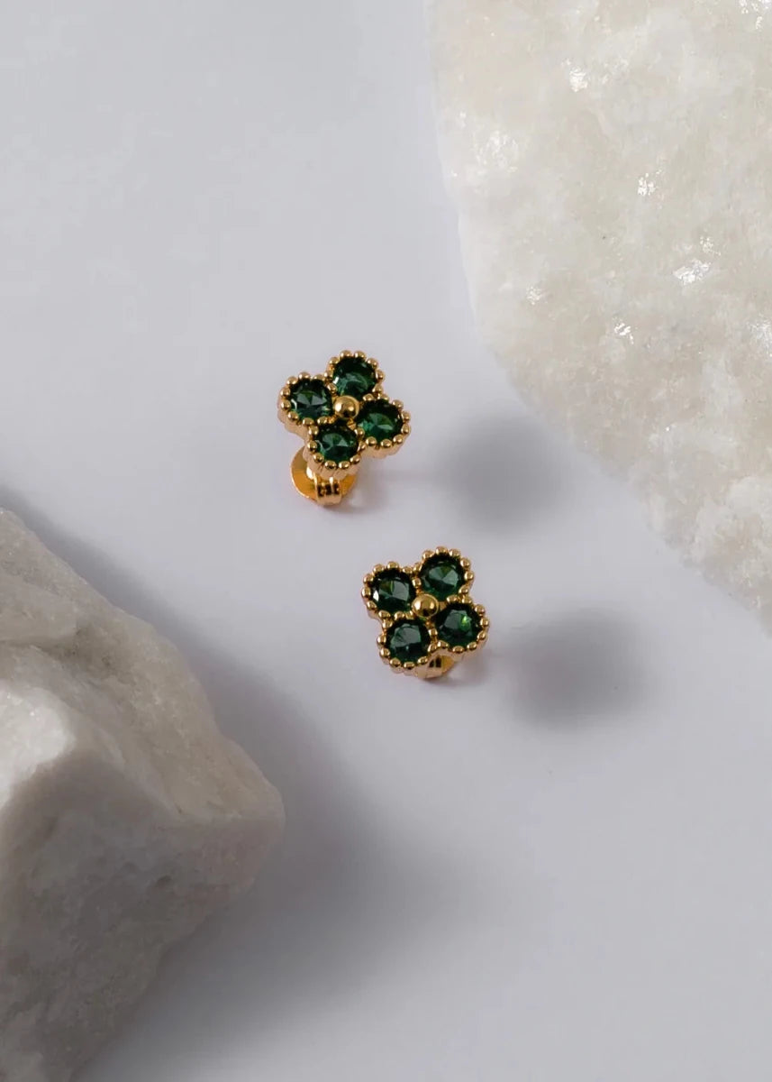 TOPO CLOVER VERDE-TOPOS-JOYERIA D'ORÉ-ORO LAMINADO 18K CALI