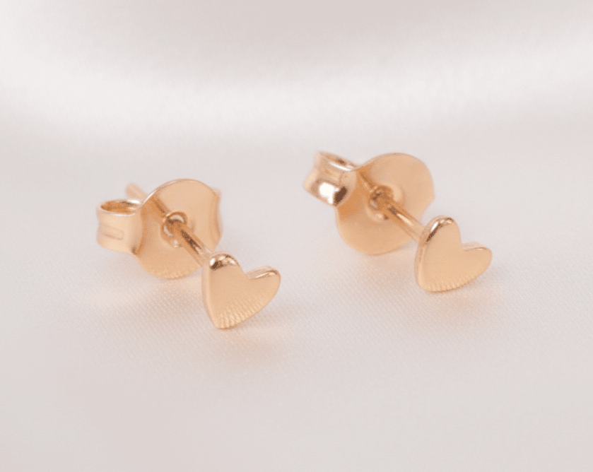 TOPO CORAZÓN MINI PLANO-TOPOS-JOYERIA D'ORÉ-ORO LAMINADO 18K CALI