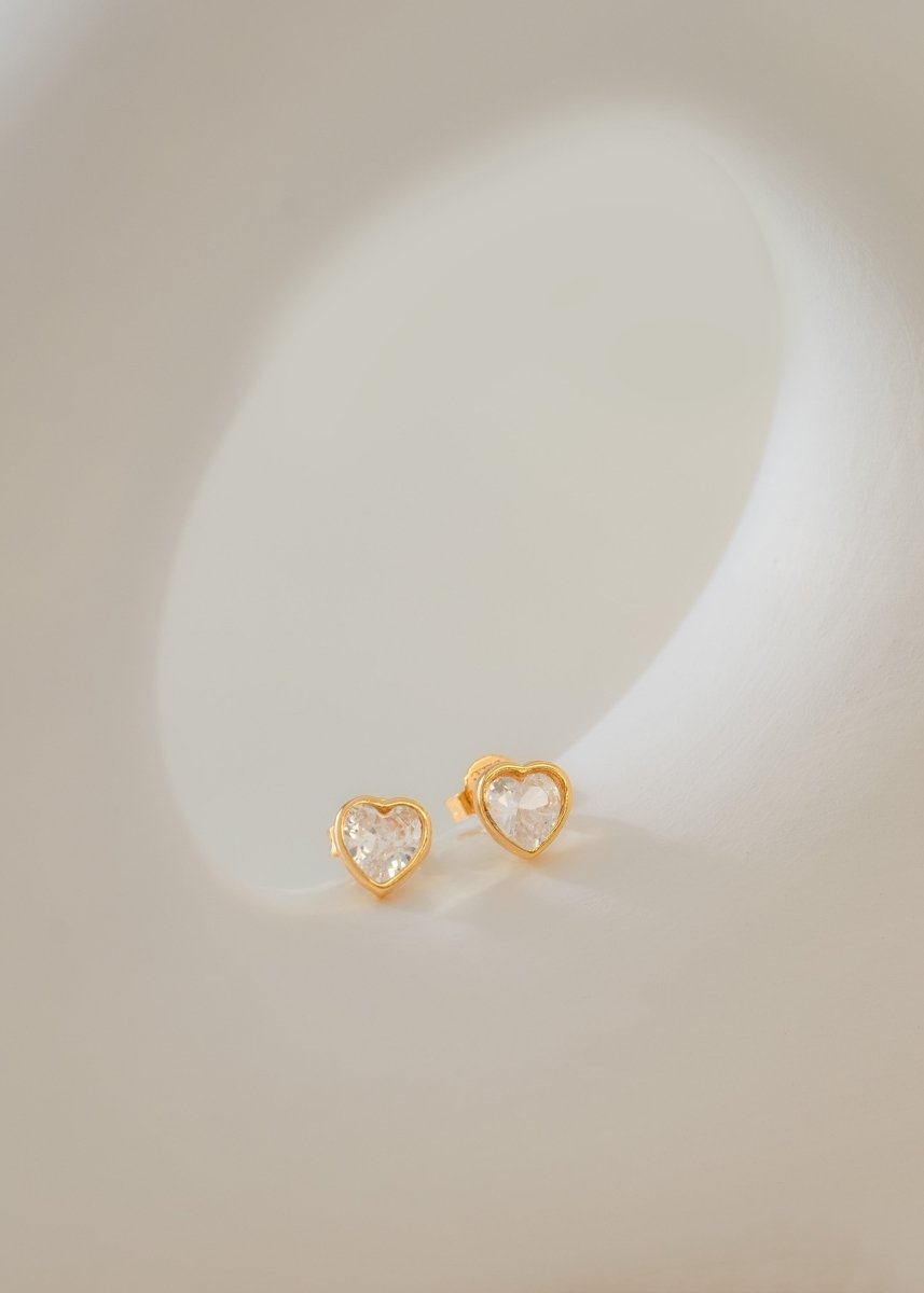 TOPO CORAZÓN ZIRCONIA-TOPOS-JOYERIA D'ORÉ-ORO LAMINADO 18K CALI