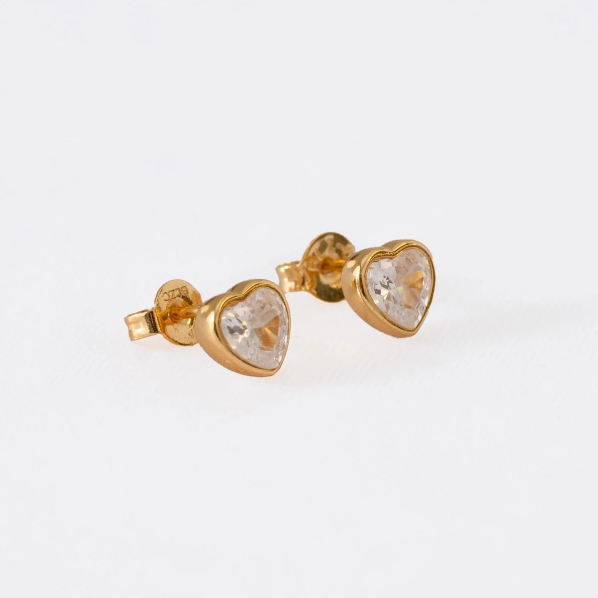 TOPO CORAZÓN ZIRCONIA-TOPOS-JOYERIA D'ORÉ-ORO LAMINADO 18K CALI