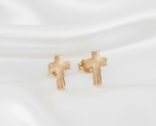 TOPO CRUZ CON GRABADO MEDIANA-TOPOS-JOYERIA D'ORÉ-ORO LAMINADO 18K CALI