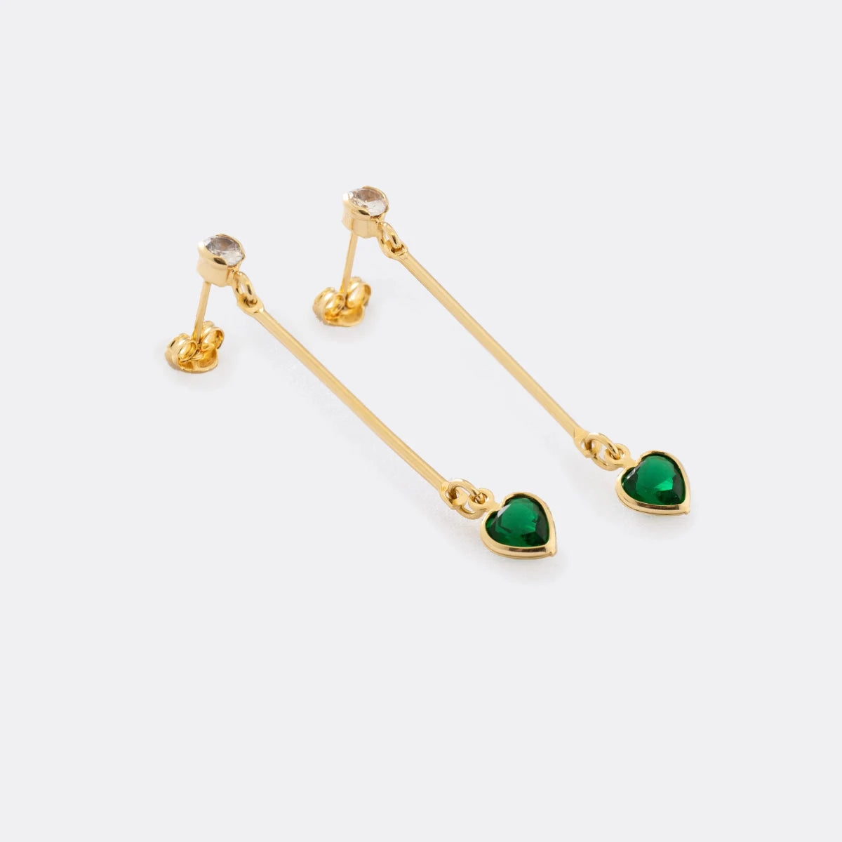 TOPO LARGO GREEN LOVE-TOPOS-JOYERIA D'ORÉ-ORO LAMINADO 18K CALI