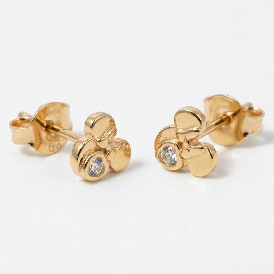 TOPO MINNIE 1 ZIRCON oro laminado 18k cali