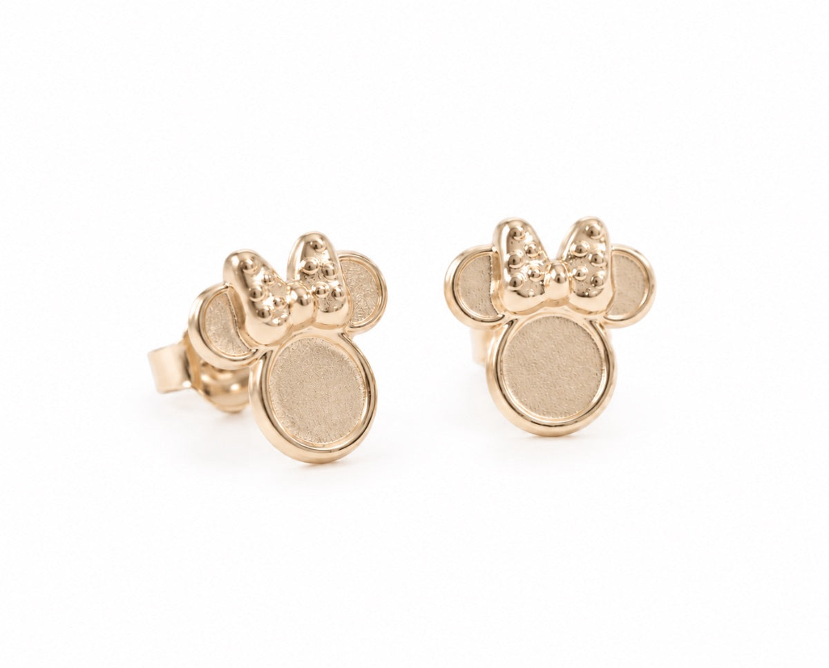 TOPO MINNIE PLANO oro laminado 18k cali