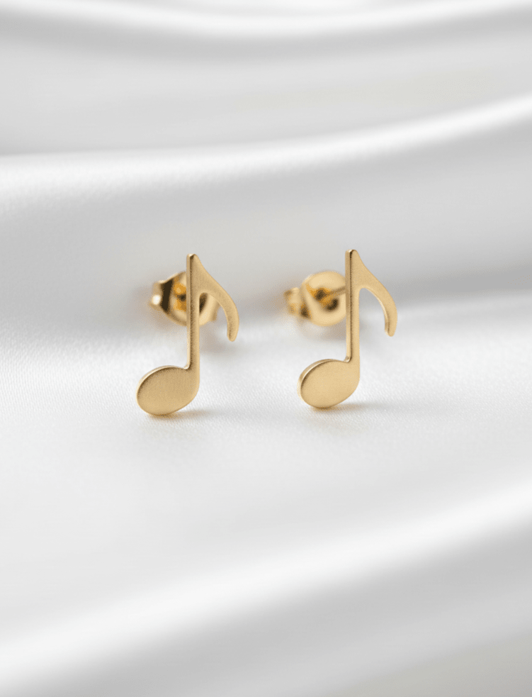 TOPO NOTA MUSICAL CORCHEA-TOPOS-JOYERIA D'ORÉ-ORO LAMINADO 18K CALI