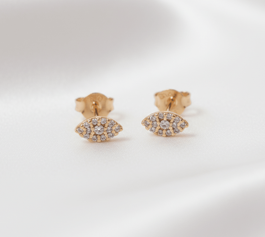 TOPO OJO TURCO CON ZIRCONES BLANCOS-TOPOS-JOYERIA D'ORÉ-ORO LAMINADO 18K CALI