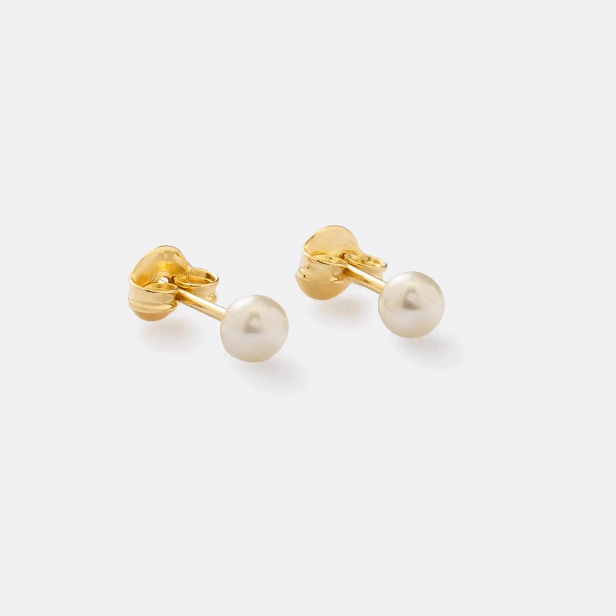 TOPO PERLA 4MM-TOPOS-JOYERIA D'ORÉ-ORO LAMINADO 18K CALI