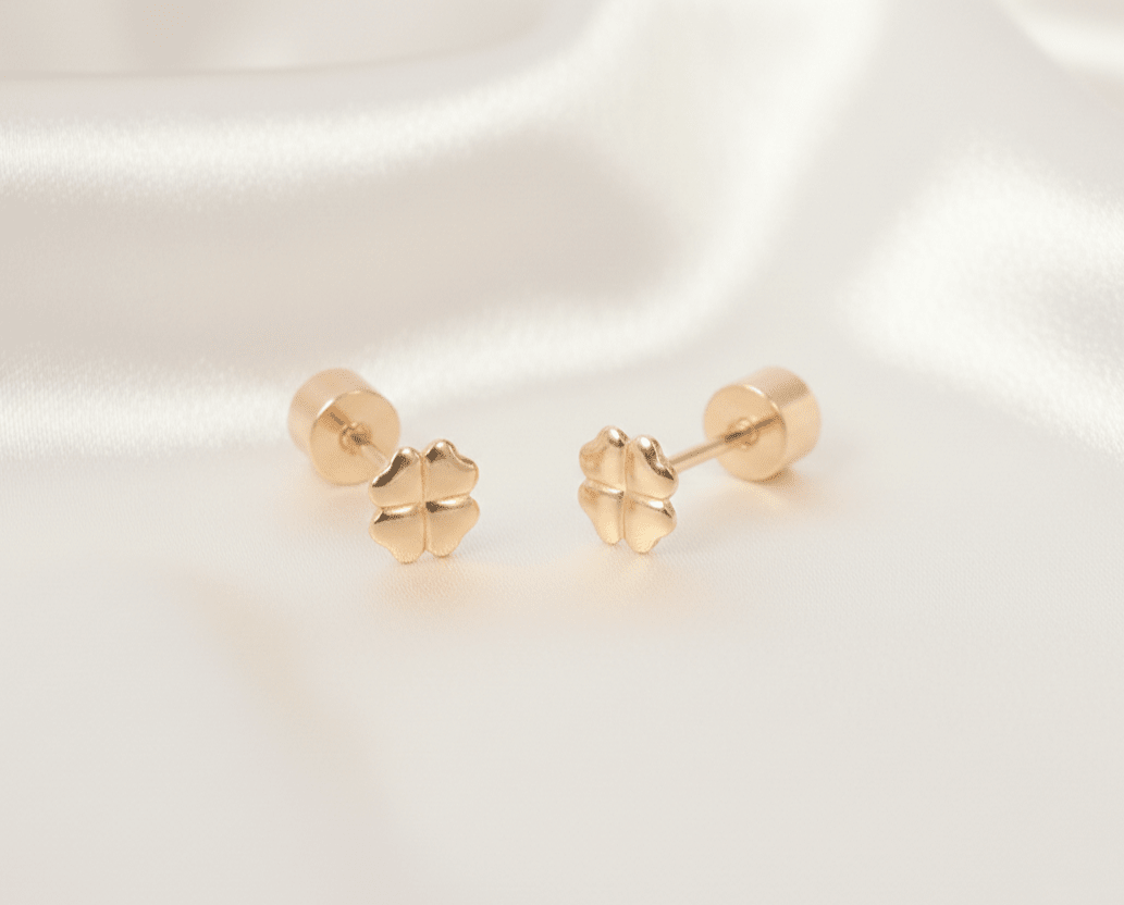 TOPO SEGURIDAD FLOR PLANA-TOPOS-JOYERIA D'ORÉ-ORO LAMINADO 18K CALI