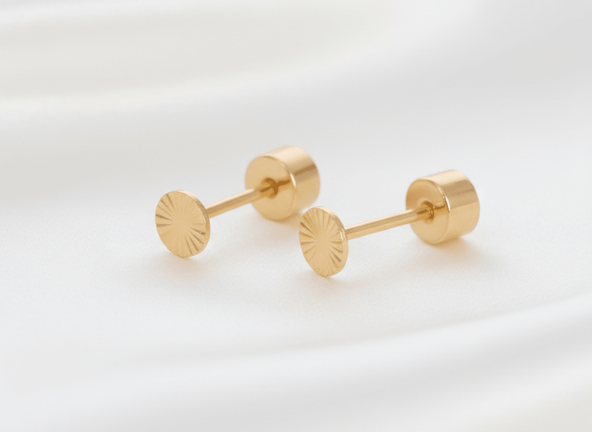 TOPO SEGURIDAD SOL CIRCULAR-TOPOS-JOYERIA D'ORÉ-ORO LAMINADO 18K CALI