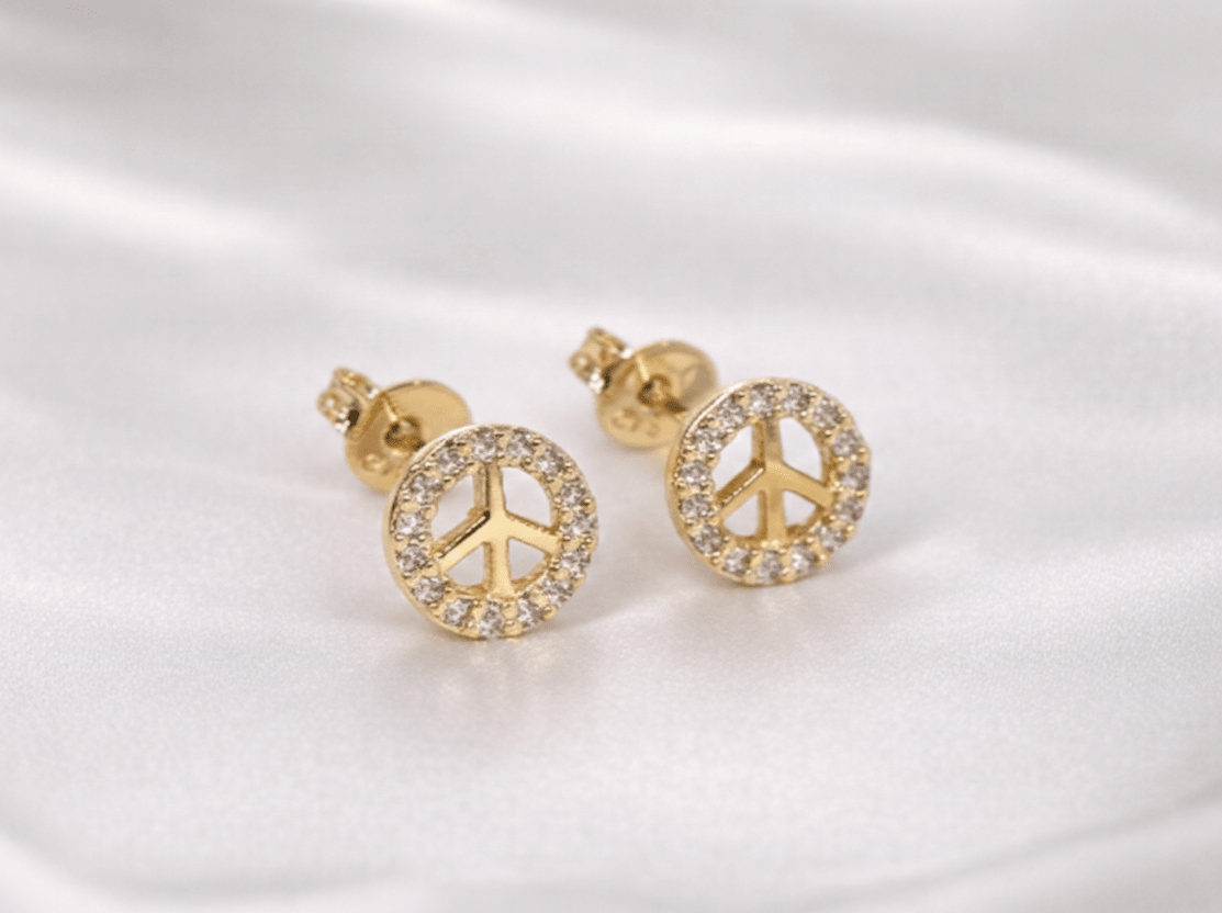 TOPO SIMBOLO PAZ-TOPOS-JOYERIA D'ORÉ-ORO LAMINADO 18K CALI
