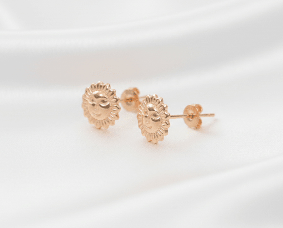 TOPO SOL CON GRABADO-TOPOS-JOYERIA D'ORÉ-ORO LAMINADO 18K CALI