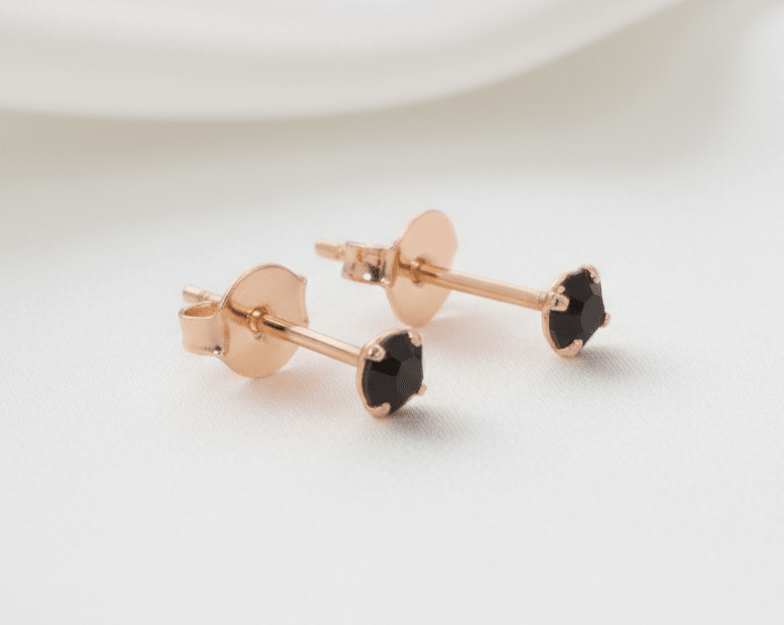 TOPO ZIRCON NEGRO-TOPOS-JOYERIA D'ORÉ-ORO LAMINADO 18K CALI