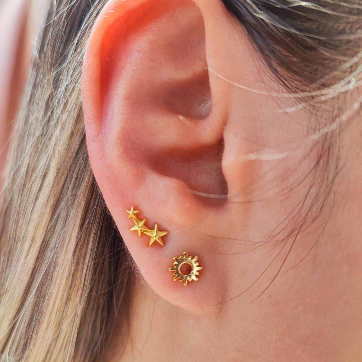 TOPOS GOLDEN STARS-TOPOS-JOYERIA D'ORÉ-ORO LAMINADO 18K CALI