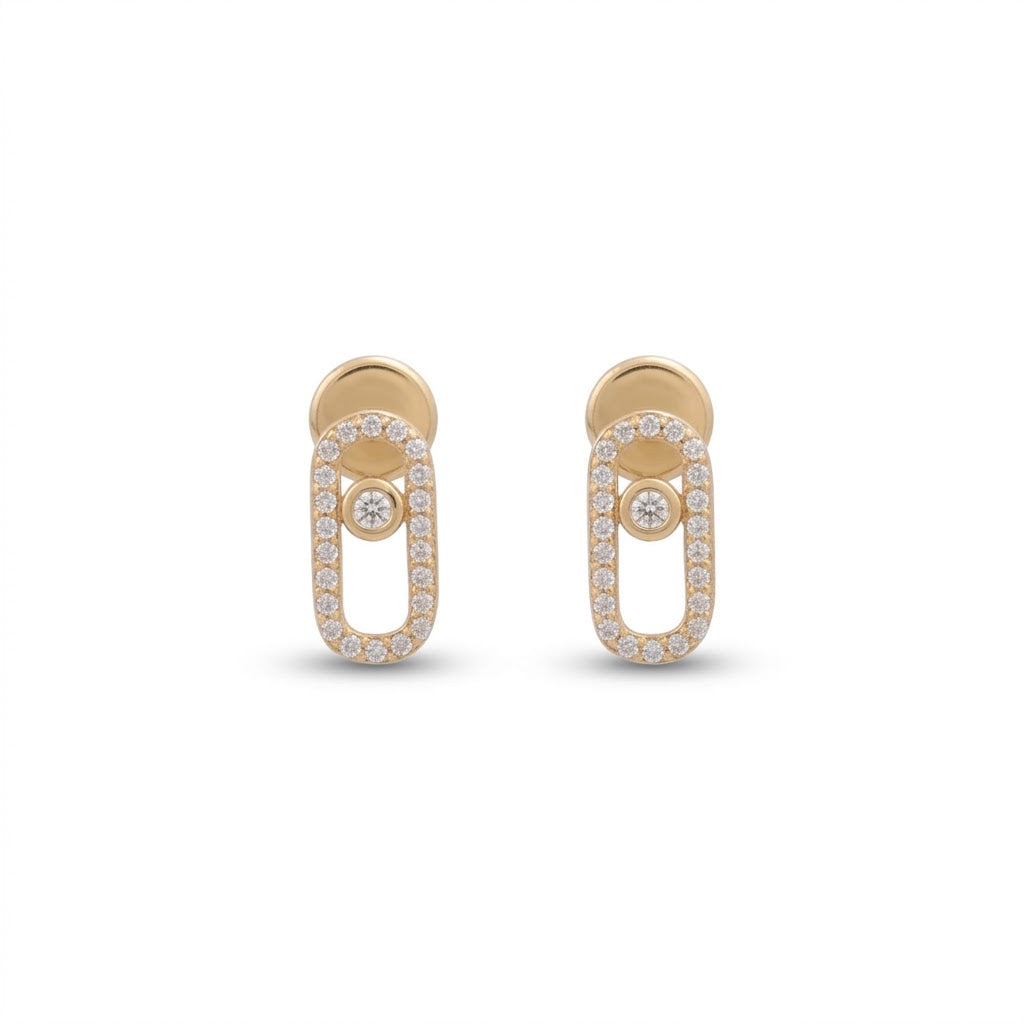 TOPOS MESSIKA MOVE 12 MM oro laminado 18k cali 2